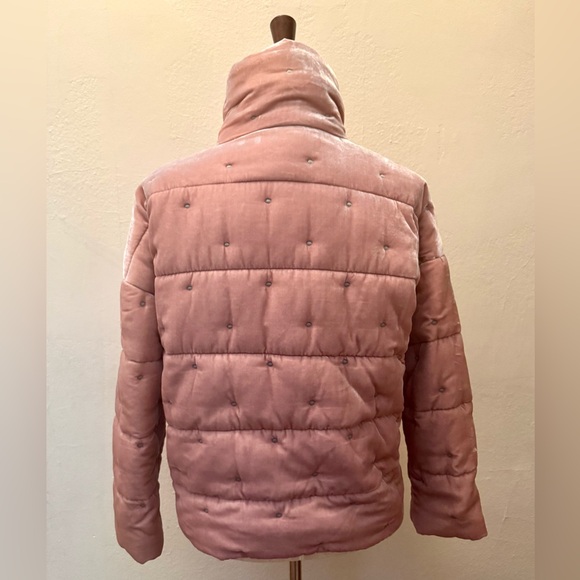 Johnny Was Quilted Warm Bohemian Dusty Pink Jacket, silk blend, Size XS – NWOT - Picture 9 of 16